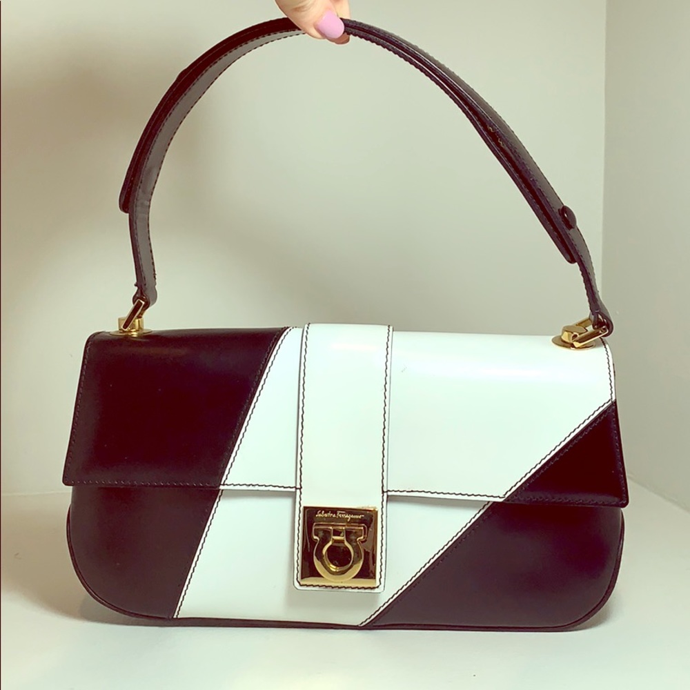Salvatore Ferragamo Flap Bag with Gancio lock